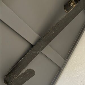 Metal door hanger - distressed look